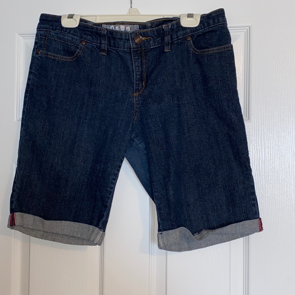 Denim Bermuda Shorts